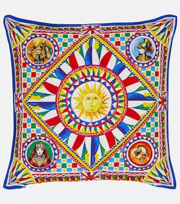 Small printed canvas cushion | Dolce&Gabbana Casa