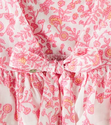 Cycas ruffled cotton-blend tank top | Poupette St Barth Kids