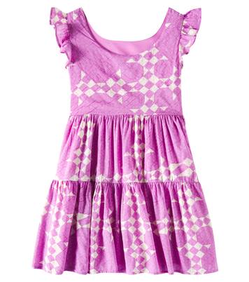 Printed tiered cotton-blend dress | Scotch & Soda Kids