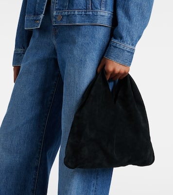 Bindle Small suede tote bag | The Row