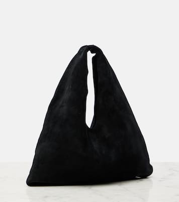 Bindle Small suede tote bag | The Row