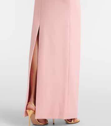 Bustier-Robe Afra aus Crêpe und Satin | Solace London