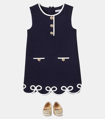 Kleid aus Bouclé | Self-Portrait Kids