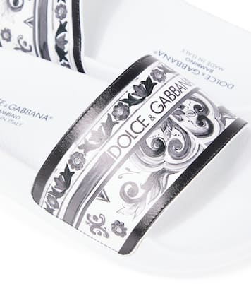 Majolica slides | Dolce&Gabbana Kids