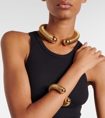 Spiral embellished bracelet | Alaïa