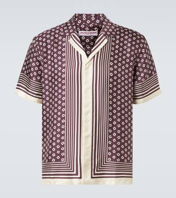 Maitan printed silk shirt | Orlebar Brown