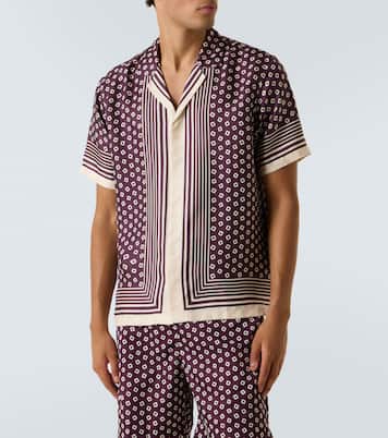 Maitan printed silk shirt | Orlebar Brown