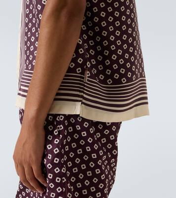 Maitan printed silk shirt | Orlebar Brown