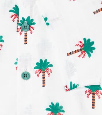 Açaízeiro printed cotton shirt | Fábula