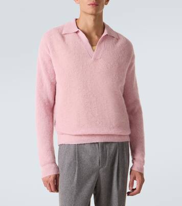 Polopullover aus einem Alpakawollgemisch | Auralee