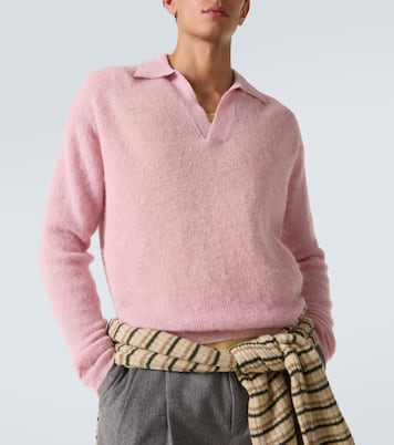 Polopullover aus einem Alpakawollgemisch | Auralee