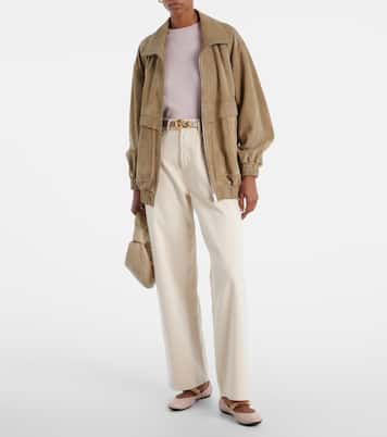 Embellished leather ballet flats | Tod's