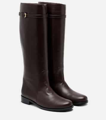 Harlow leather knee-high boots | Staud