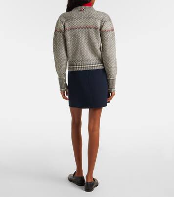 Wool and mohair cardigan | Thom Browne
