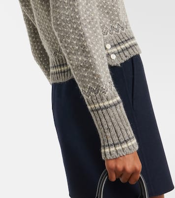 Wool and mohair cardigan | Thom Browne