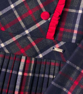 Plaid pleated dress | Patachou