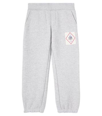 Logo cotton fleece sweatpants | C.P. Company Kids