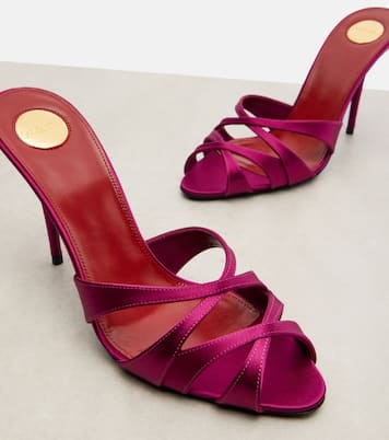 Sandalen Chandelle 95 aus Satin | Saint Laurent