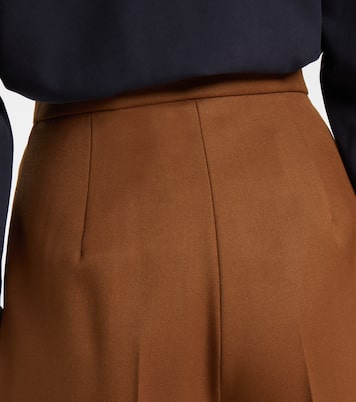 Ozieri high-rise virgin wool shorts  | Max Mara