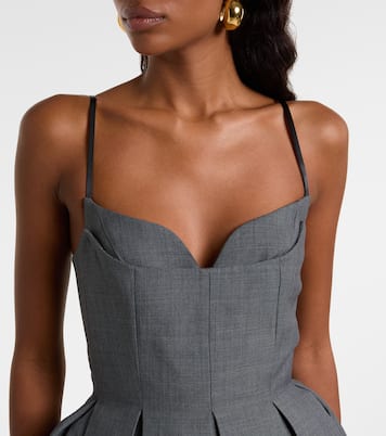 Abito corto a pieghe | Shushu/Tong