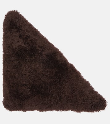 Shearling and wool scarf | Yves Salomon