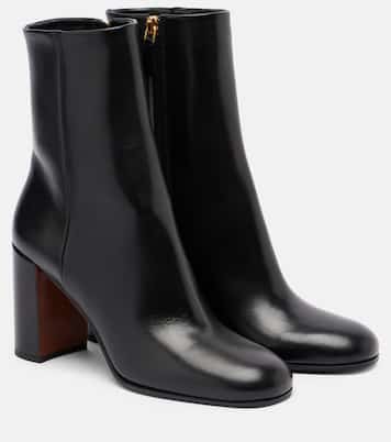 Bottines en cuir à logo | Prada