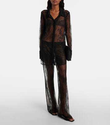 Allen floral lace shirt | Bananhot