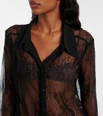 Allen floral lace shirt | Bananhot