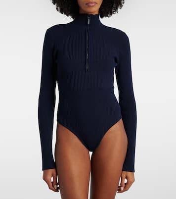 Body de esquí acanalado Butte de lana | Cordova