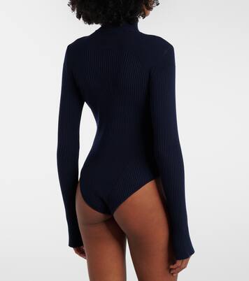 Body de esquí acanalado Butte de lana | Cordova