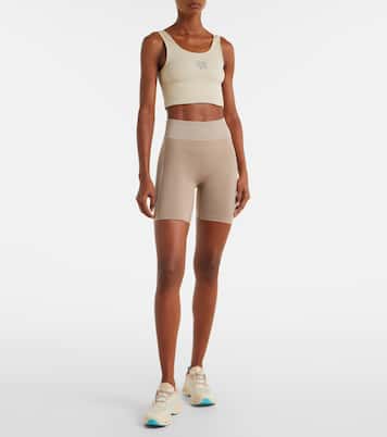 x On ribbed-knit sports bra | Loewe