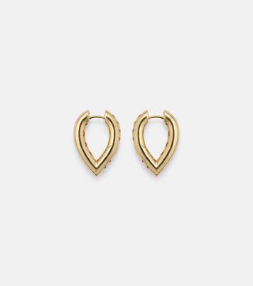 Drop Link Medium 18kt gold earrings | Engelbert