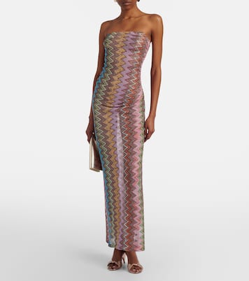 Zigzag lamé minidress | Missoni