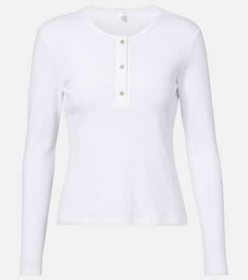 Top Henley en coton | Leset