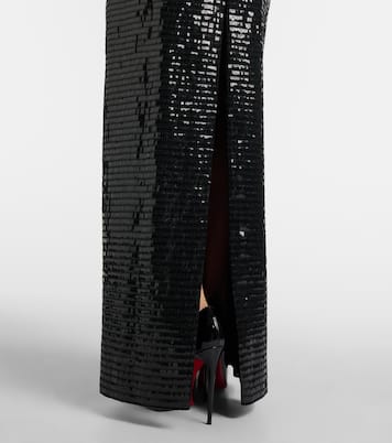 Robe aus Seide mit Pailletten | Roberto Cavalli