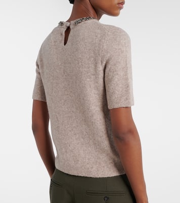 Top Briana in misto lana con cristalli | Velvet