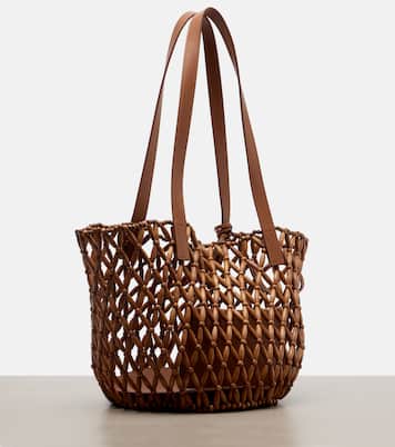 Tote Bag Panier Small aus Holz | Saint Laurent
