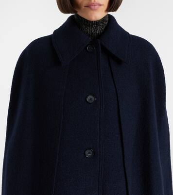  Wool bouclé cape | Toteme