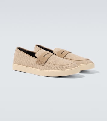 Loafers mit Veloursleder | Canali