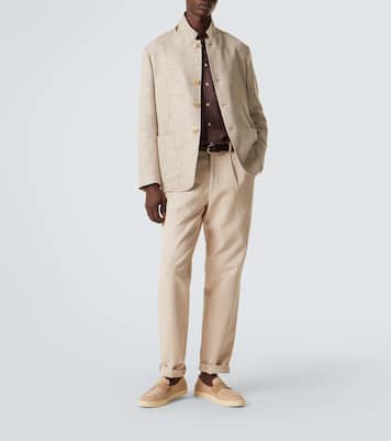 Loafers mit Veloursleder | Canali