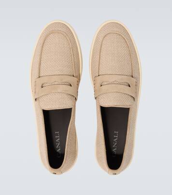 Loafers mit Veloursleder | Canali