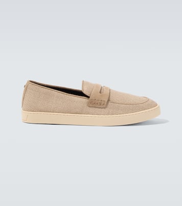 Loafers mit Veloursleder | Canali
