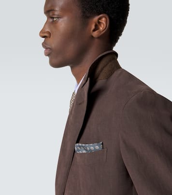 印花真丝斜纹布围巾 | Brioni