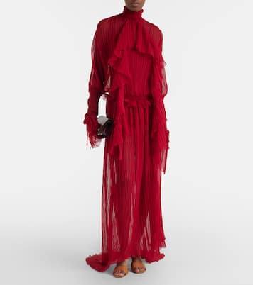 Lupita 70 leather mules | Amina Muaddi