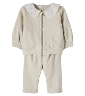 Baby - Cardigan e pantaloni in cotone | Chloé Kids