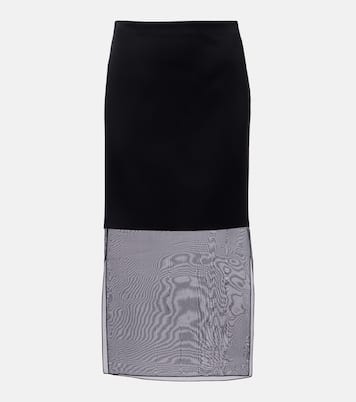 Sybil layered midi skirt | Khaite