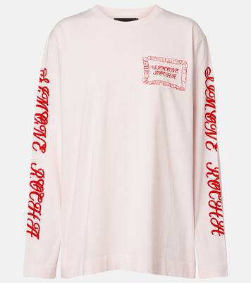 Pillowcase printed cotton jersey T-shirt | Simone Rocha