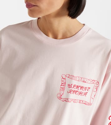 Pillowcase printed cotton jersey T-shirt | Simone Rocha