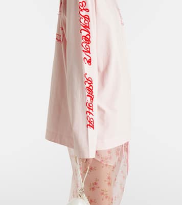 Pillowcase printed cotton jersey T-shirt | Simone Rocha