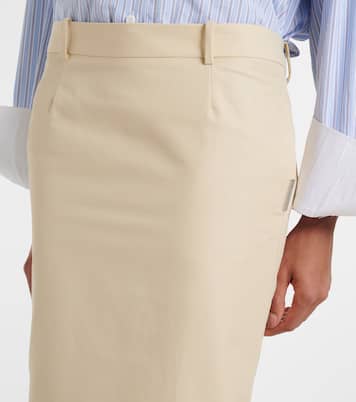 Cotton-blend pencil skirt | The Attico